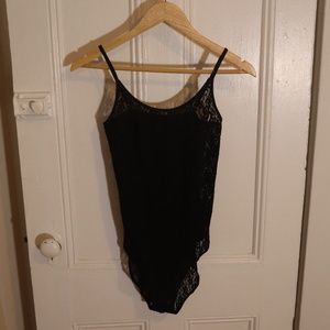 H&M black lace bodysuit